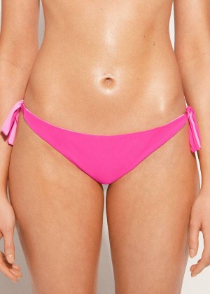 Calzedonia Bow Brazilian Indonesia Eco Bikinihosen Damen Rosa | DE2890YU