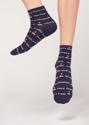 Calzedonia Christmas Series Kurzes Socken Damen Lila | DE1823YU