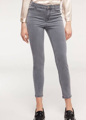 Calzedonia Eco Light Push Up Denim Jeans Damen Silber | DE1613RW