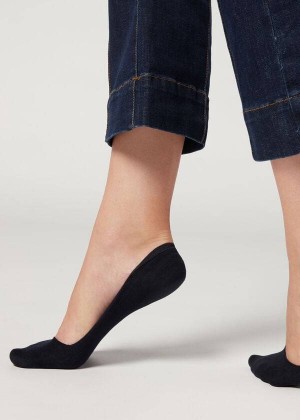 Calzedonia Invisible low cut Socken Damen Blau | DE1979YU