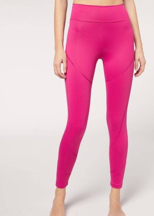 Calzedonia Performance Turn Leggings Damen Rosa | DE1520GL