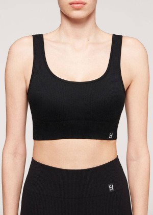 Calzedonia Seamless Gerippt Cover-Ups Damen Schwarz | DE2081RW