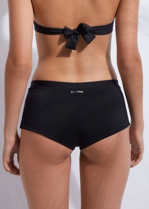 Calzedonia Shorts Indonesia Bikinihosen Damen Schwarz | DE2639MA