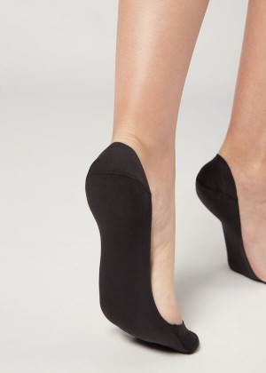 Calzedonia Side Cut Invisible Socken Damen Schwarz | DE1970VD