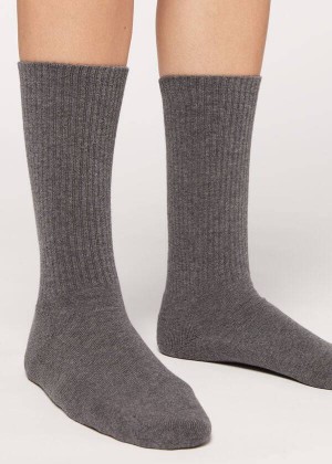 Calzedonia Sport Long Socken Herren Grau | DE1401MA