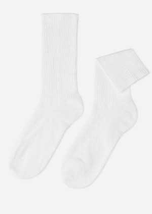 Calzedonia Sport Long Socken Herren Weiß | DE1422XF