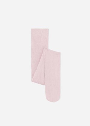 Calzedonia Super Opaque with Cashmere Strumpfhose Kinder Rosa | DE1185KI