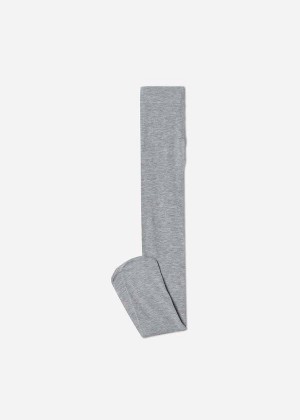 Calzedonia Super Opaque with Cashmere Strumpfhose Kinder Grau | DE1179SO