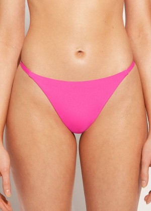 Calzedonia Tanga Indonesia Eco Bikinihosen Damen Rosa | DE2556RW