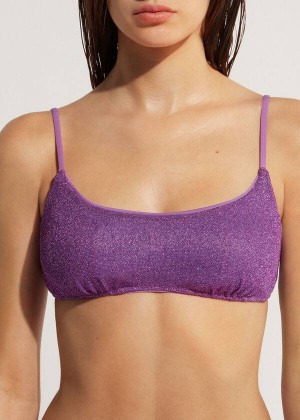 Calzedonia Tank-style Las Vegas Bikinioberteile Damen Lila | DE2180NB