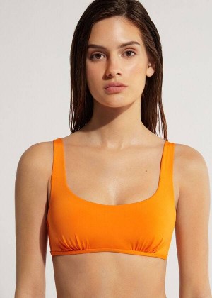 Calzedonia Tank Stylen Indonesia Eco Bikinioberteile Damen Orange | DE2201ZG