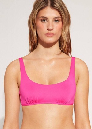 Calzedonia Tank Stylen Indonesia Eco rosa Bikinioberteile Damen Rosa | DE2195FM