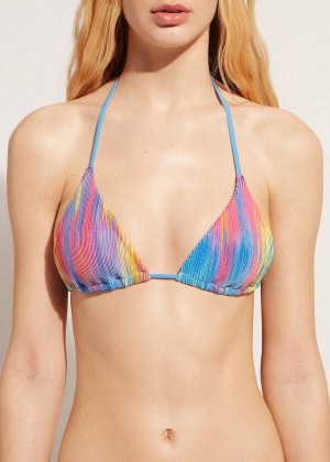 Calzedonia Triangle String Maiorca Bikinioberteile Damen Mehrfarbig | DE2139PQ