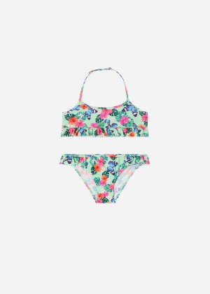 Calzedonia Two Piece Malibù Badeanzüge Kinder Grün | DE1129FM