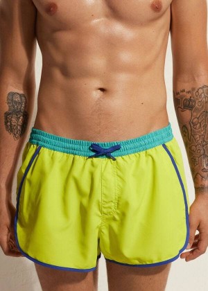 Calzedonia Venice Beach Eco Badehose Herren Mintfarben | DE1276TV