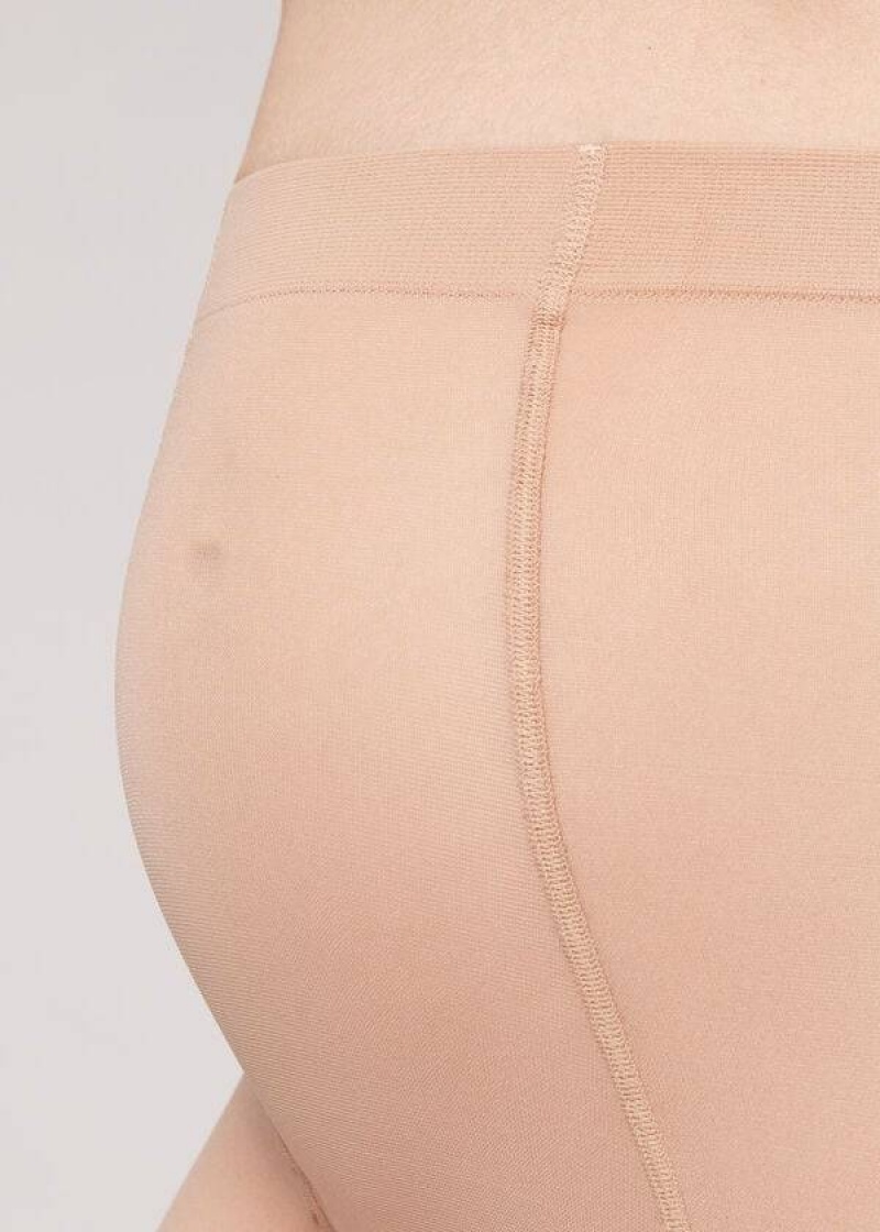 Calzedonia 30 Denier Sheer Maternity Sheer Strumpfhose Damen Beige | DE3012MA