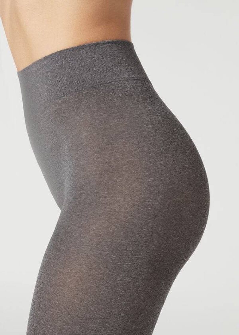 Calzedonia 50 Denier Total Kompfort Soft Touch Opaque Strumpfhose Damen Grau | DE3169AP