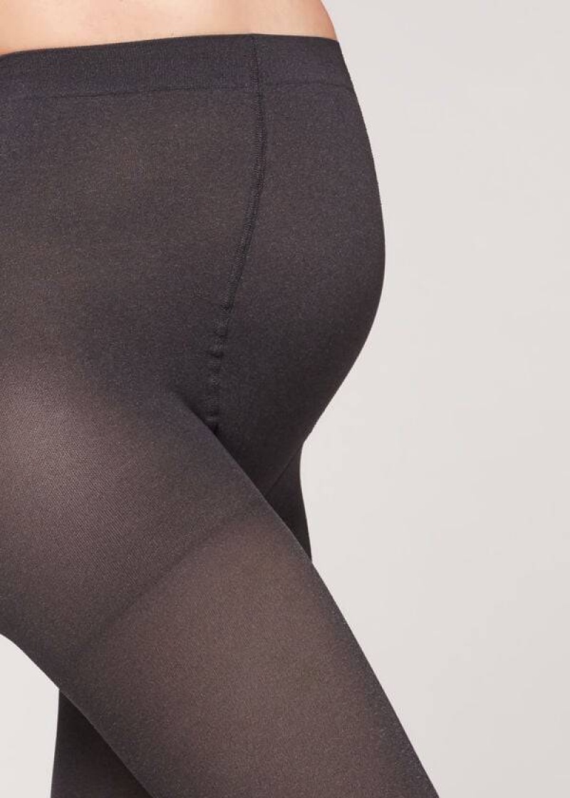 Calzedonia 60 Denier Maternity Opaque Strumpfhose Damen Grau | DE3146IS