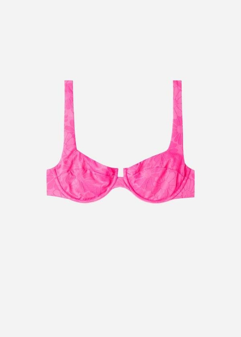 Calzedonia Balconette Antibes Bikinioberteile Damen Rosa | DE2529TV