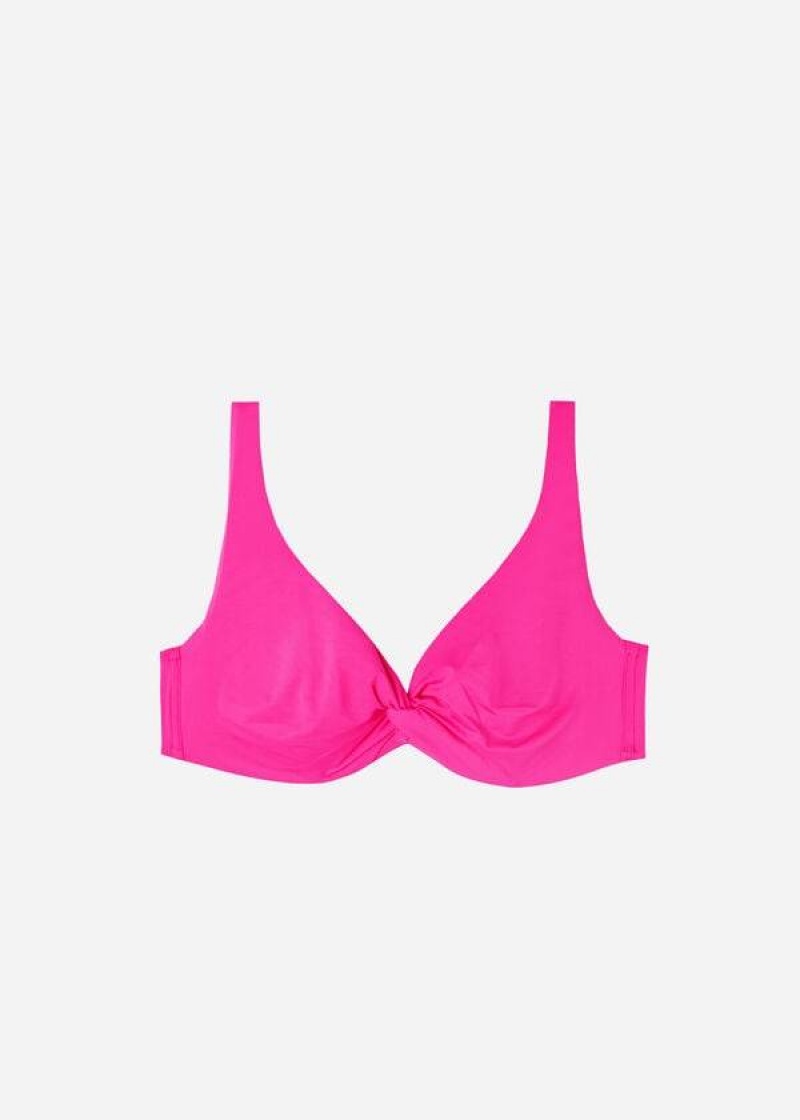 Calzedonia Balconette Indonesia Eco cobey Bikinioberteile Damen Rosa | DE2518HK