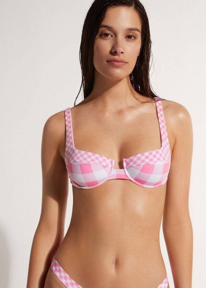 Calzedonia Balconette Lione Bikinioberteile Damen Rosa | DE2513XF