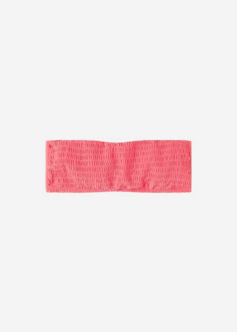 Calzedonia Bandeau Lanzarote Bikinioberteile Damen Rosa | DE2498PQ