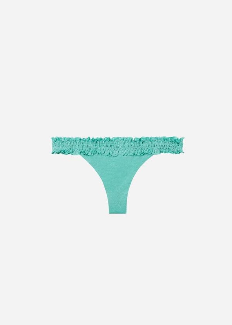 Calzedonia Brazilian Formentera Bikinihosen Damen Grün | DE2884SO