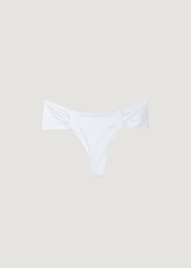 Calzedonia Brazilian Indonesia Eco Bikinihosen Damen Weiß | DE2881GL