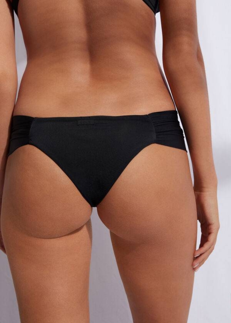 Calzedonia Brazilian Indonesia Eco Bikinihosen Damen Schwarz | DE2880HK