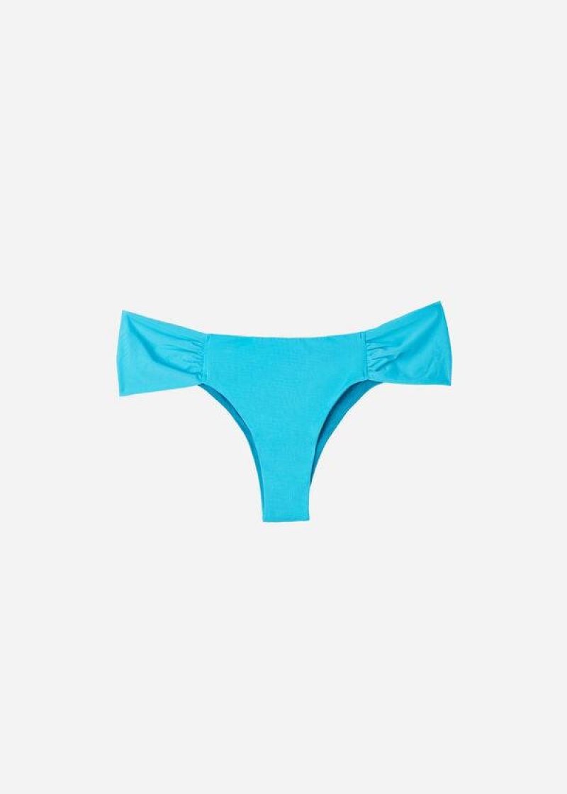 Calzedonia Brazilian Indonesia Eco Bikinihosen Damen Türkis Grün | DE2877LH