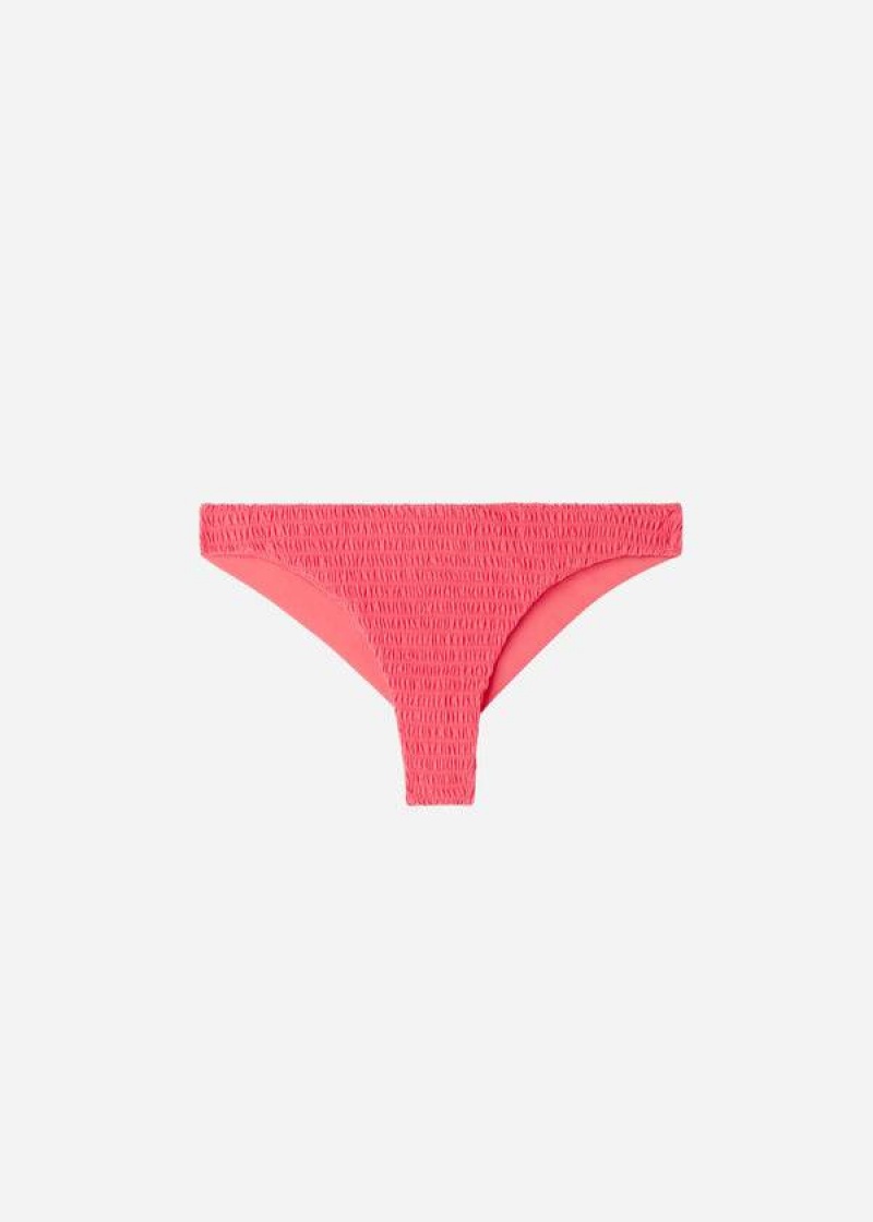 Calzedonia Brazilian Lanzarote Bikinihosen Damen Rosa | DE2875XF