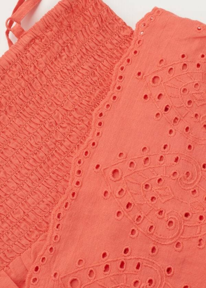 Calzedonia Broderie Anglaise Badeanzüge Kinder Orange | DE1110XF