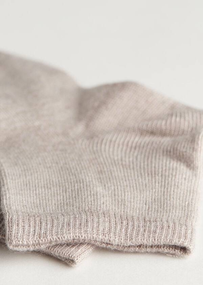 Calzedonia Cashmere Blend Kurzes Socken Kinder Beige Braun | DE1100AP