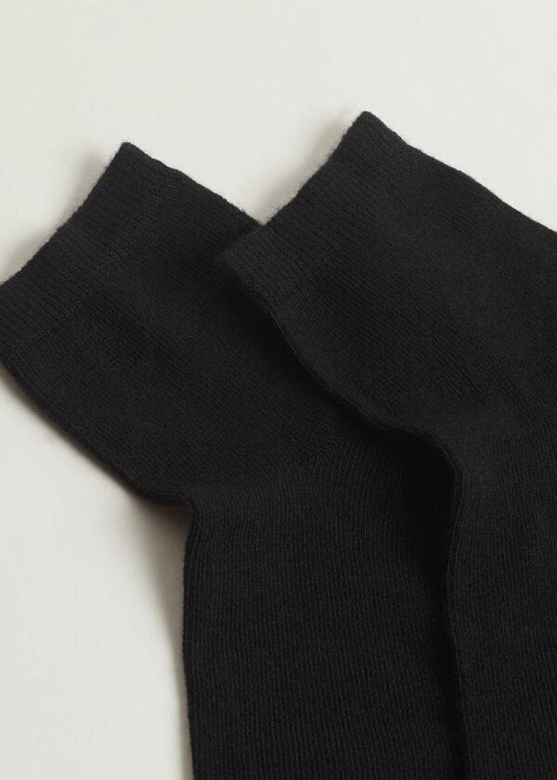 Calzedonia Cashmere Blend Kurzes Socken Kinder Schwarz | DE1097IS