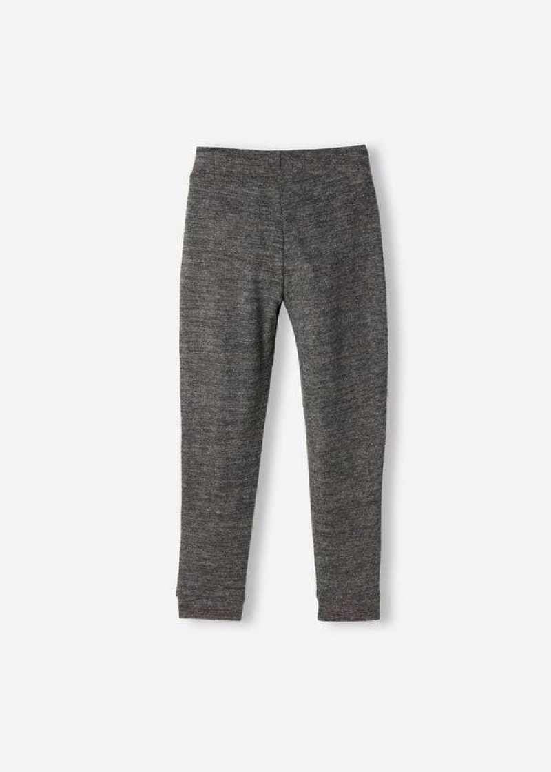 Calzedonia Cashmere Blend Stretch Leggings Kinder Grau | DE1073PQ