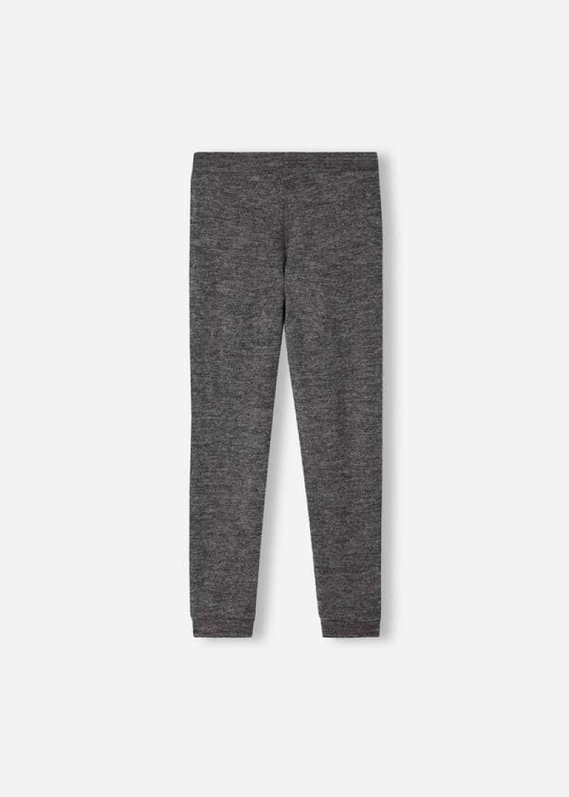 Calzedonia Cashmere Blend Stretch Sport Leggings Kinder Grau | DE1070UT