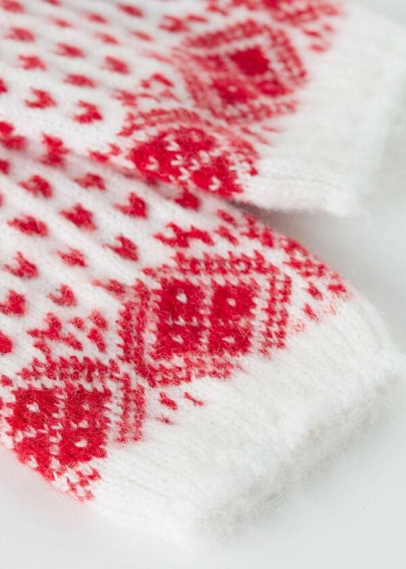 Calzedonia Christmas Soft Kurzes Socken Damen Weiß | DE1814VD