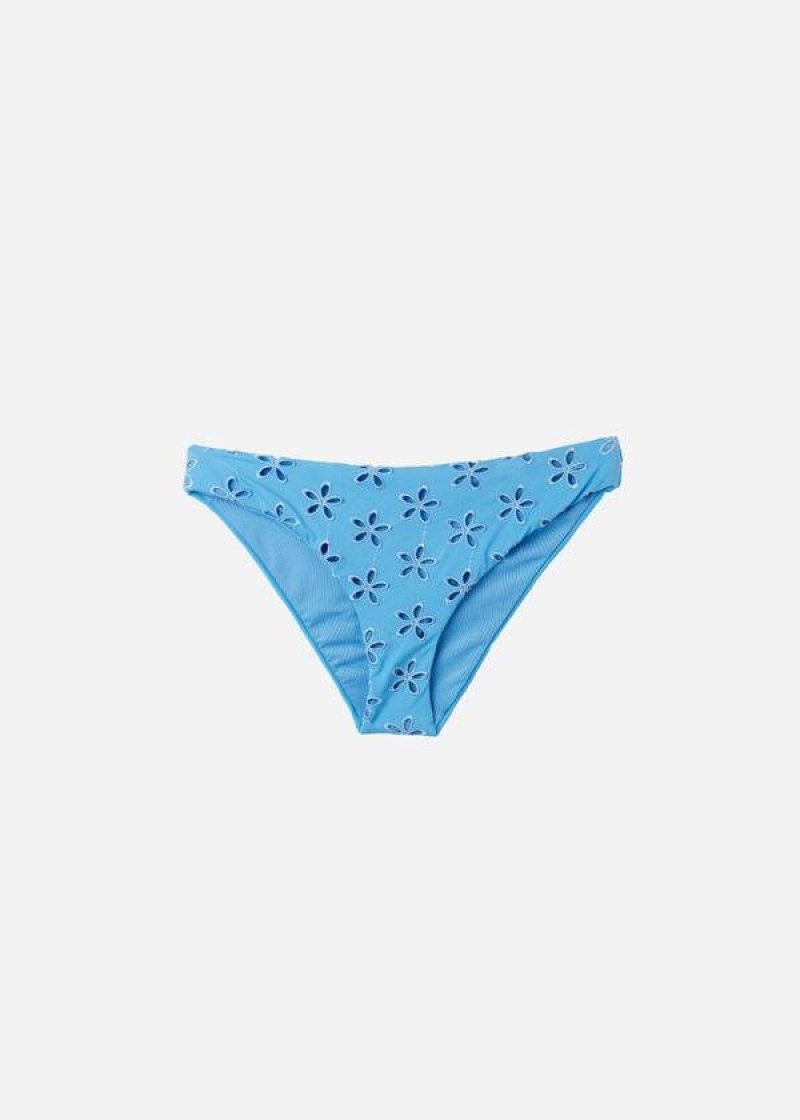 Calzedonia Corfù Bikinihosen Damen Blau | DE2818UT