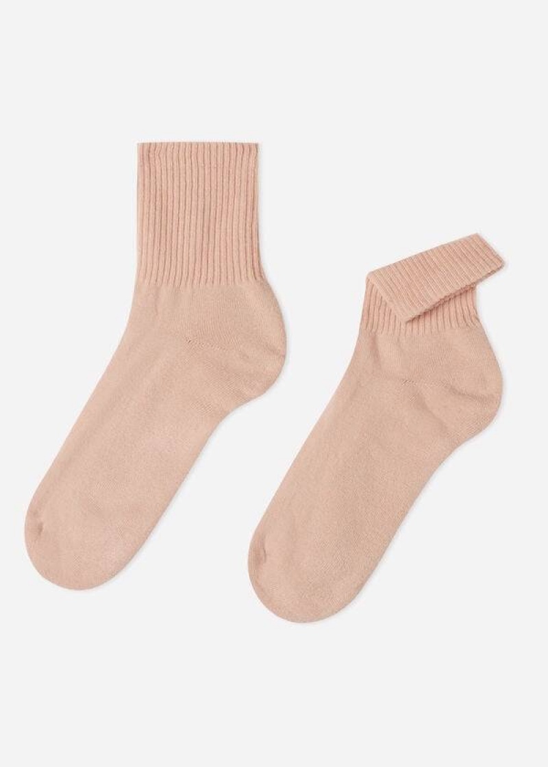 Calzedonia Crew Sport Socken Herren Beige | DE1347BC