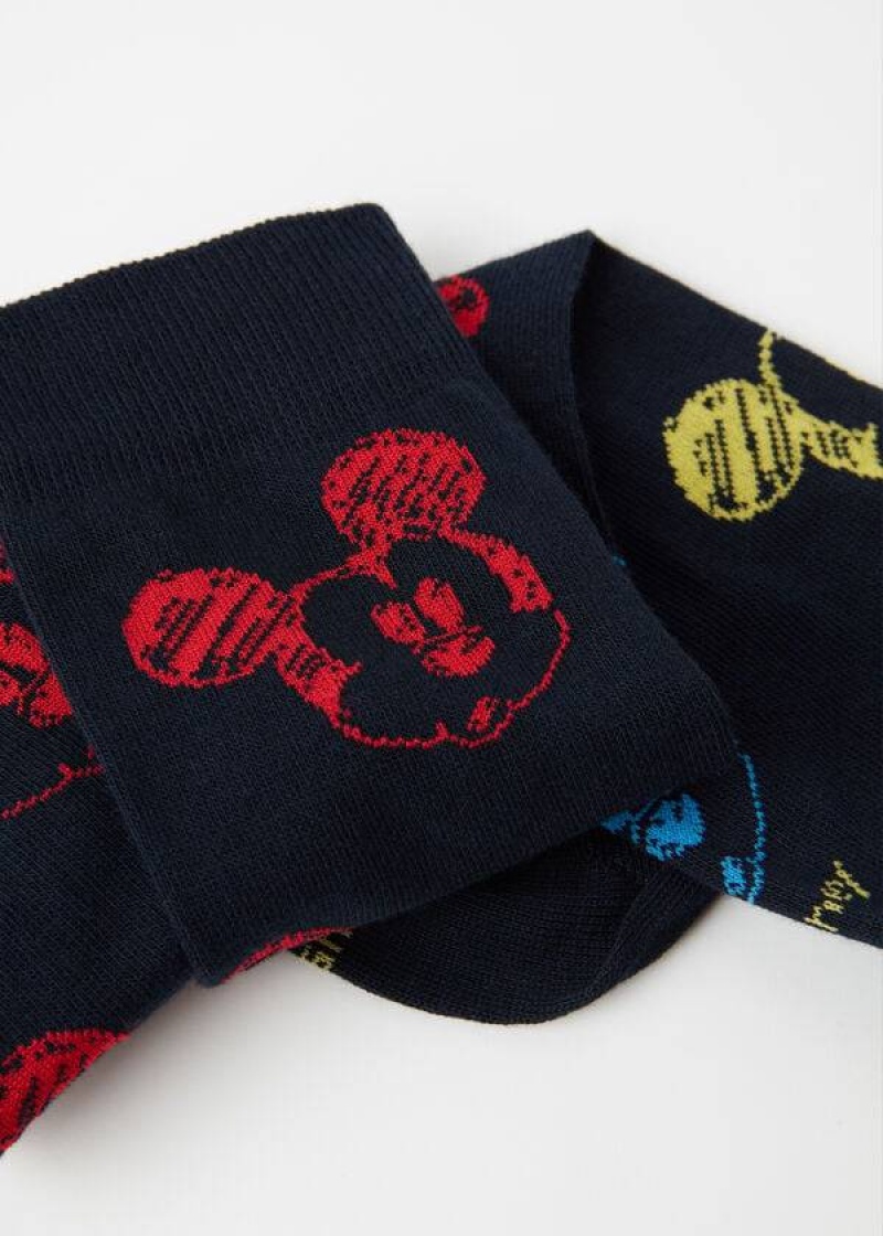 Calzedonia Disney Crew Socken Herren Blau | DE1326EX