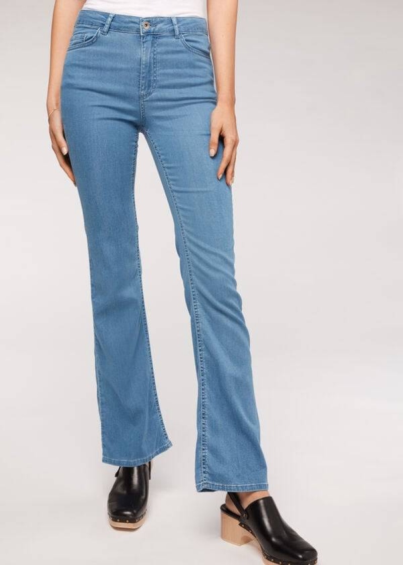 Calzedonia Eco Light Flared Denim Jeans Damen Blau | DE1615YU