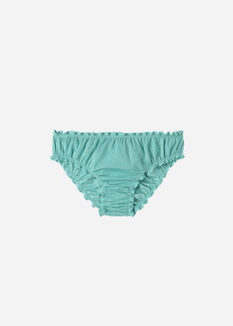 Calzedonia Formentera Bikinihosen Damen Grün | DE2810GL