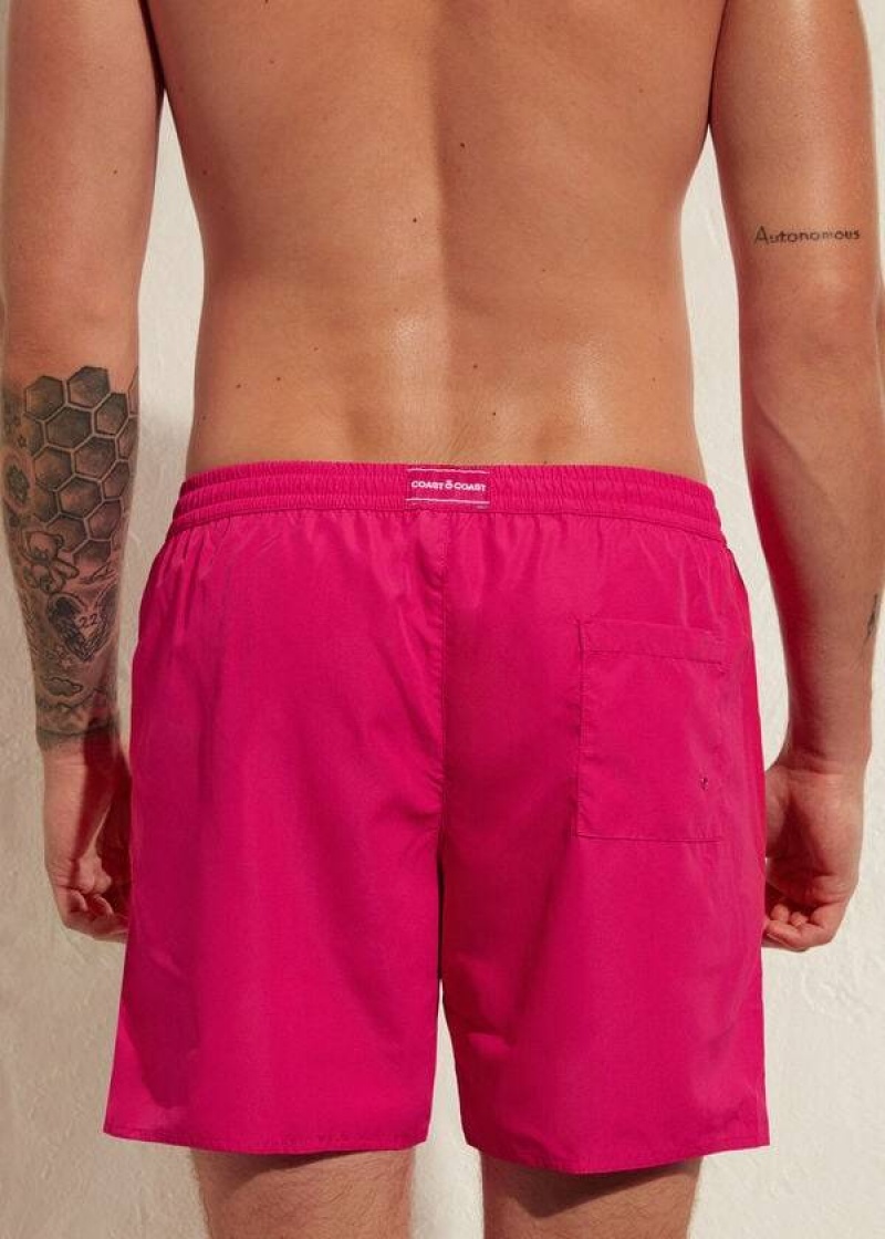 Calzedonia Formentera Sport Badehose Herren Rosa | DE1244NB