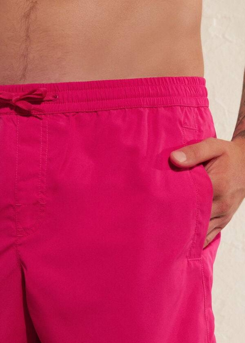 Calzedonia Formentera Sport Badehose Herren Rosa | DE1244NB