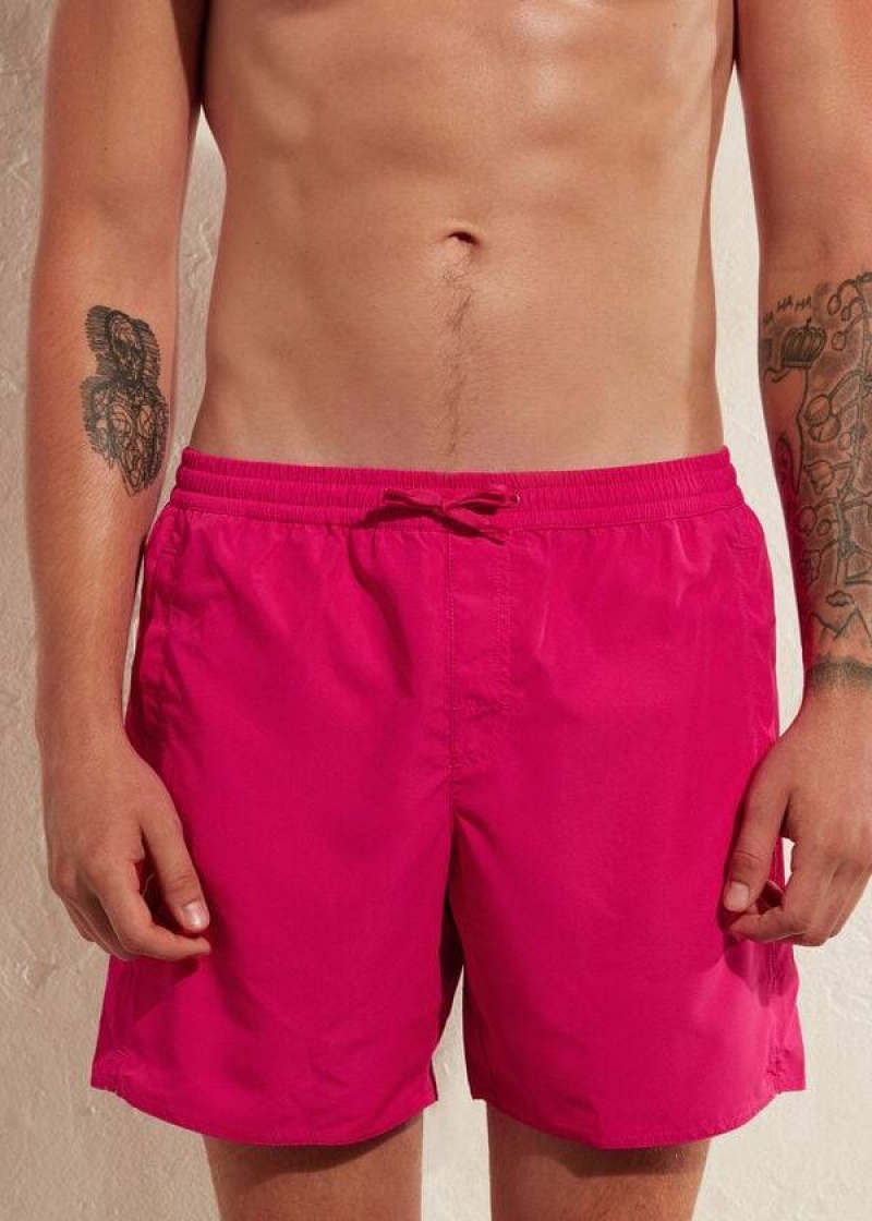 Calzedonia Formentera Sport Badehose Herren Rosa | DE1244NB