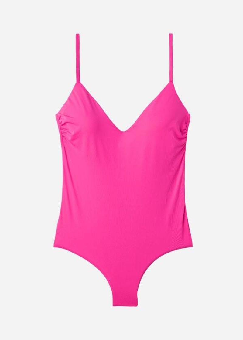 Calzedonia Gepolstert One-Piece Indonesia Badeanzüge Damen Rosa | DE2011SO