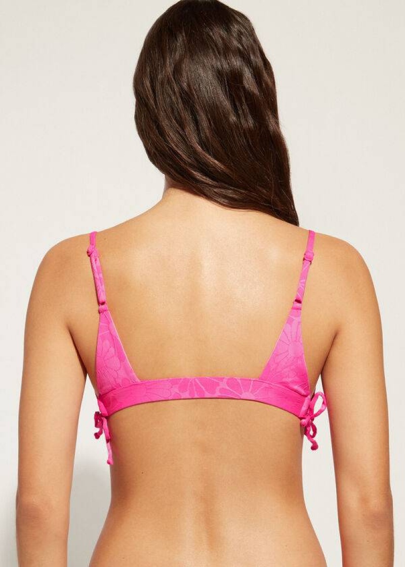 Calzedonia Gepolstert Tank-Stylen Antibes Bikinioberteile Damen Rosa | DE2308VD