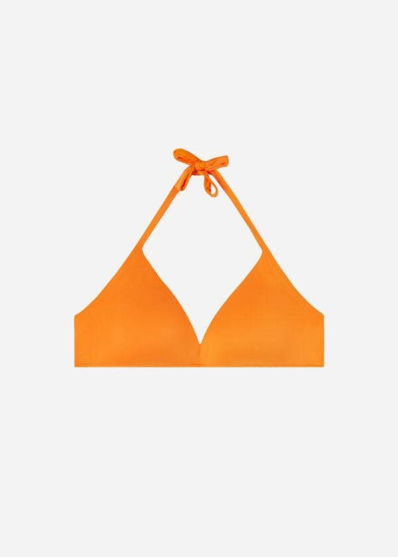 Calzedonia Gepolstert Triangle Indonesia Eco Bikinioberteile Damen Orange | DE2284NB