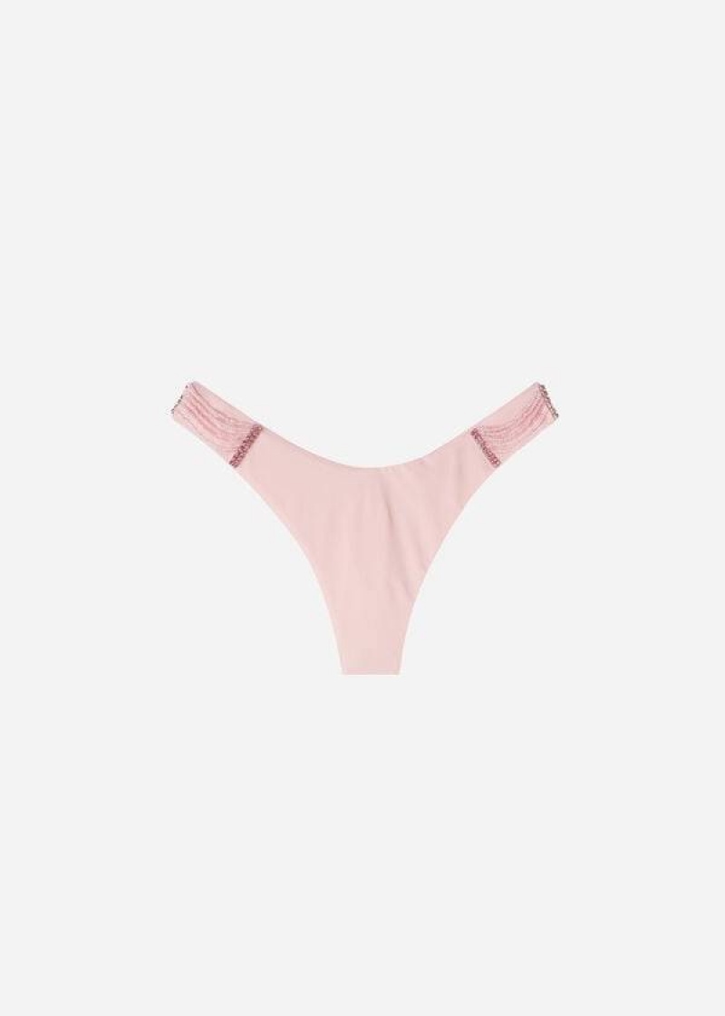 Calzedonia High-Cut Brazilian Manila Bikinihosen Damen Rosa | DE2748YU