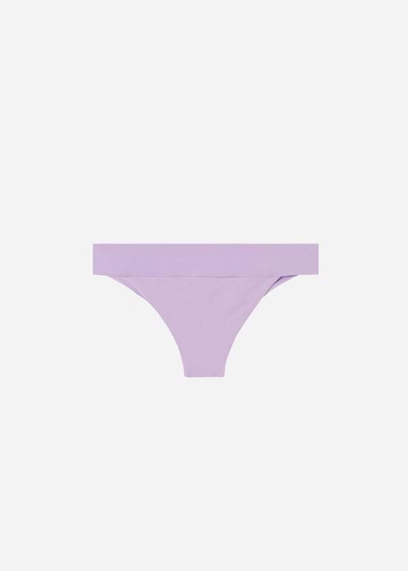 Calzedonia High Taille Brazilian Indonesia Eco Bikinihosen Damen Lila | DE2772OR